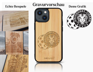 INDIVIDUELL iPhone 14 Bambus-Kunststoff